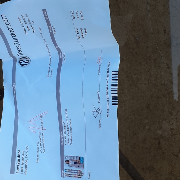 NWT light colorful kimono size 2xl - Picture 7 of 7